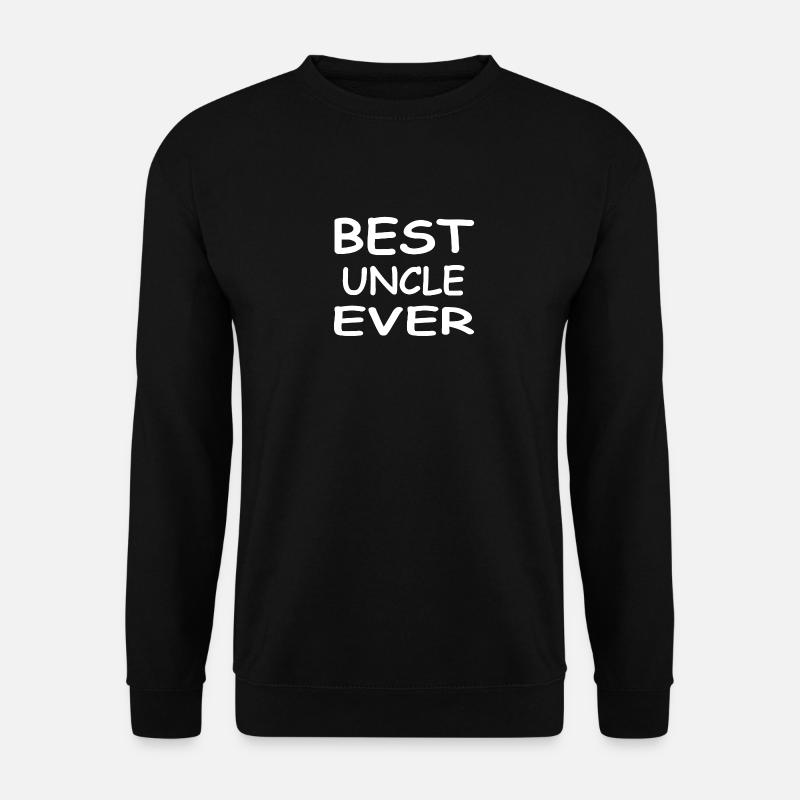 Bester Onkel Ever Geschenkidee für alle Onkel - Unisex Pullover - Schwarz