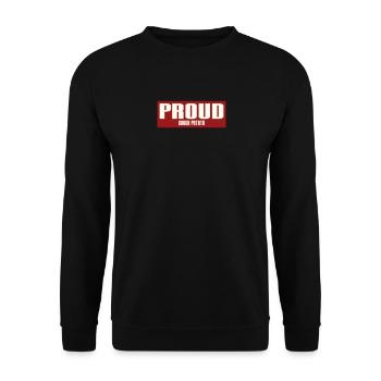 FIER PATATE DE CANAPÉ - Sweat-shirt Unisexe - noir - Devant - Alina (178cm) & Michal (187cm)