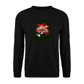 Alsace Rebelle Graph pour T-shirt accessoire etc.. - Sweat-shirt Unisexe - noir - Devant - Alina (178cm) & Michal (187cm)