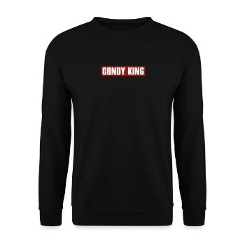 ROI DES BONBONS - Sweat-shirt Unisexe - noir - Devant - Alina (178cm) & Michal (187cm)