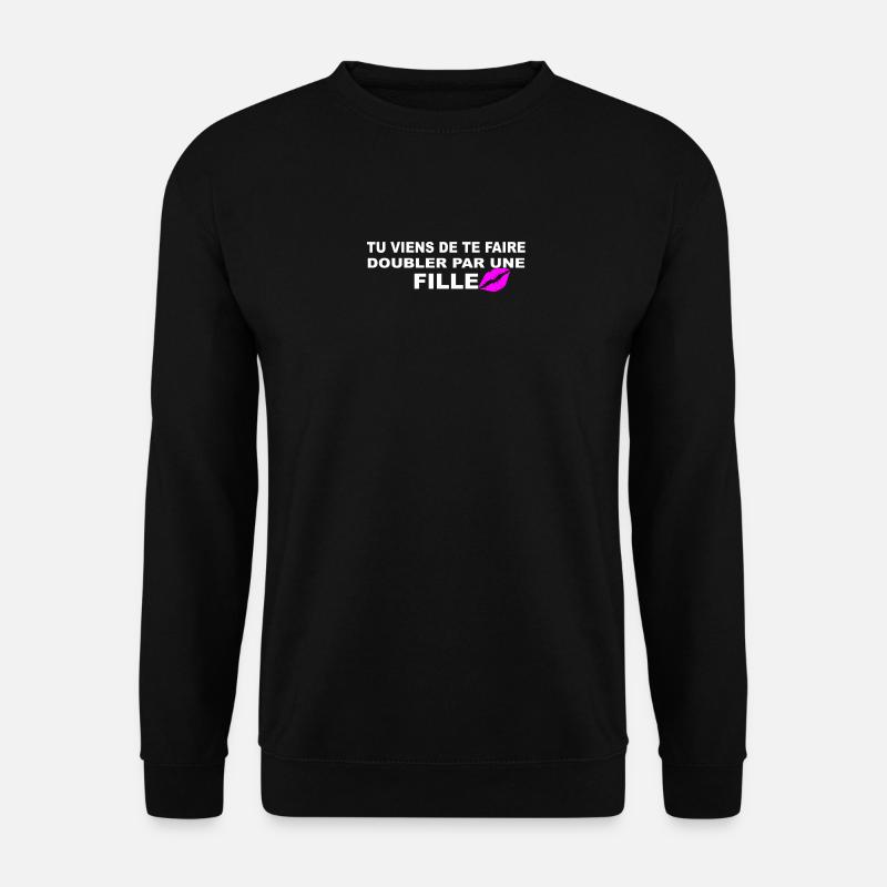 Verdoppeln Sie sich - Unisex Pullover - Schwarz