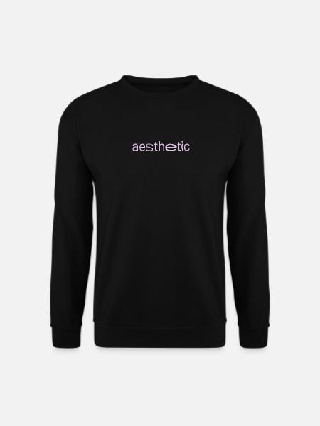 aesthetic lavender - Unisex Pullover - Schwarz