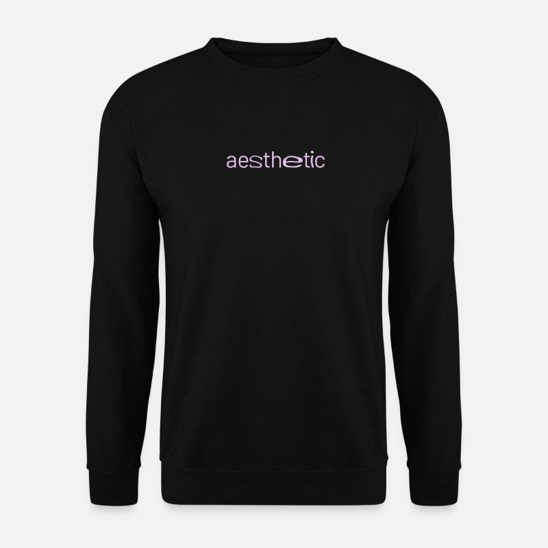 aesthetic lavender - Unisex Pullover - Schwarz
