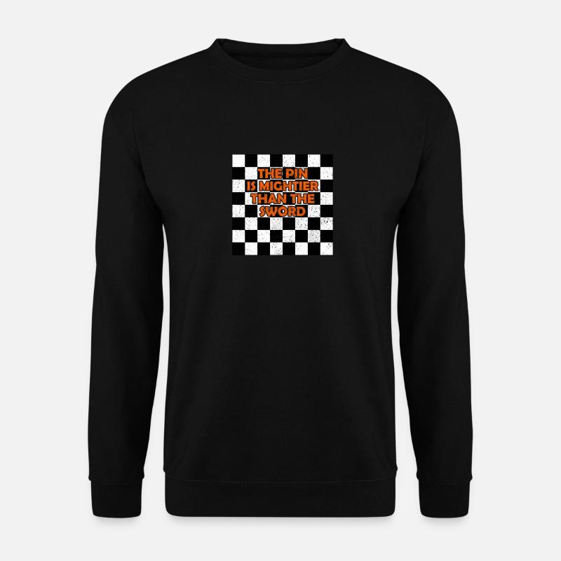 Chess Player Master Chess Sayings - Unisex Sweatshirt - black