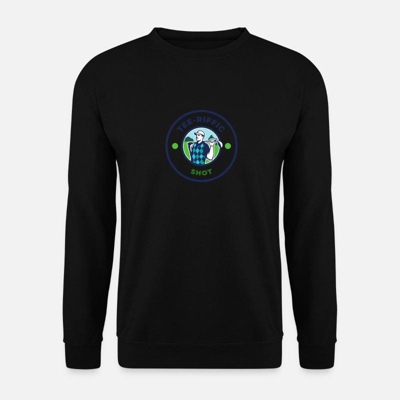 Golf Tee-Riffic Lover Funny Golfing - Unisex Pullover - Schwarz