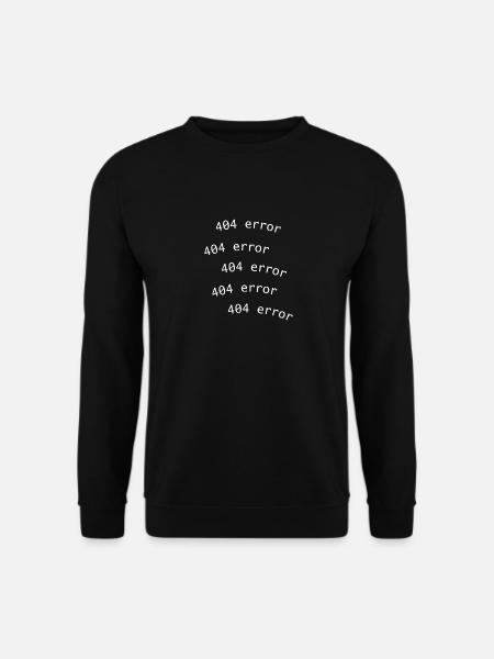 404 error - Unisex Pullover - Schwarz