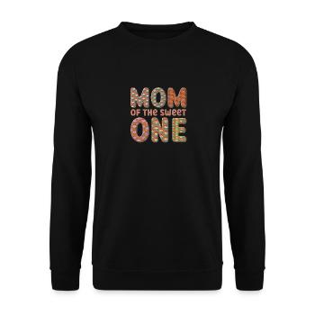 Maman du Sweet One Matching Birthday - Sweat-shirt Unisexe - noir - Devant - Alina (178cm) & Michal (187cm)