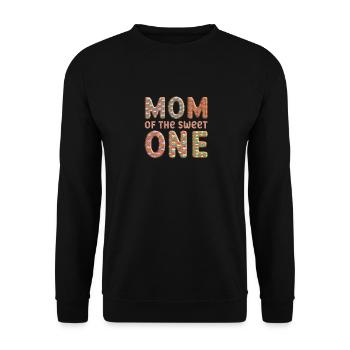 Maman du Sweet One Matching Birthday - Sweat-shirt Unisexe - noir - Devant - Alina (178cm) & Michal (187cm)
