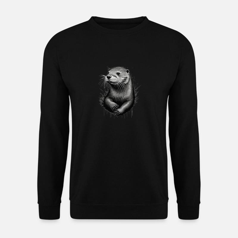 Otter - Unisex Pullover - Schwarz