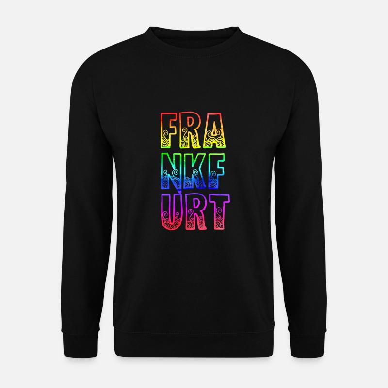frankfurt rs rainbow - Unisex Sweatshirt - black