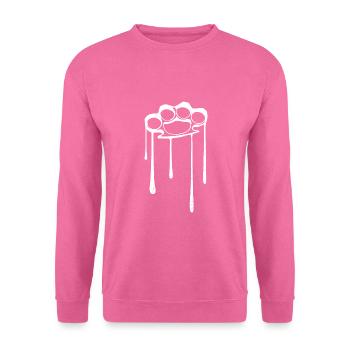 L’anneau de frappe - Sweat-shirt Unisexe - rose - Devant