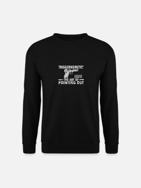 2nd Amendment Rights Triggernometry Gun - Unisex Sweatshirt - black