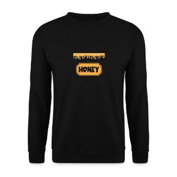 Honeypot Sweet Cute Lazy Halloween Costume - Sweat-shirt Unisexe - noir - Devant - Alina (178cm) & Michal (187cm)