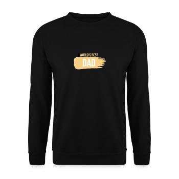 Le meilleur papa du monde - Sweat-shirt Unisexe - noir - Devant - Alina (178cm) & Michal (187cm)