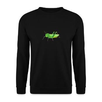 grasshopper - Unisex Sweatshirt - black - Front - Alina (178cm) & Michal (187cm)