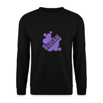 Pet for Kilian First name Animal - Unisex Sweatshirt - black - Front - Alina (178cm) & Michal (187cm)
