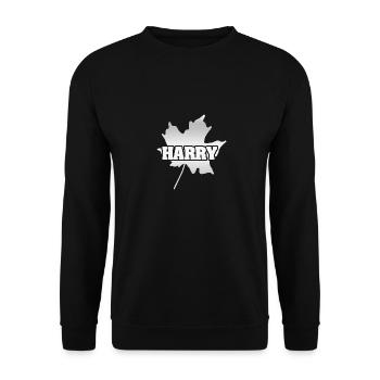 Autumn Harry - Unisex Sweatshirt - black - Front - Alina (178cm) & Michal (187cm)