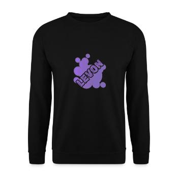 Levon as a first name - Unisex Sweatshirt - black - Front - Alina (178cm) & Michal (187cm)