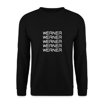 Bachelor Werner - Unisex Sweatshirt - black - Front - Alina (178cm) & Michal (187cm)