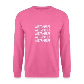 Bachelor Werner - Sweat-shirt Unisexe - rose - Devant