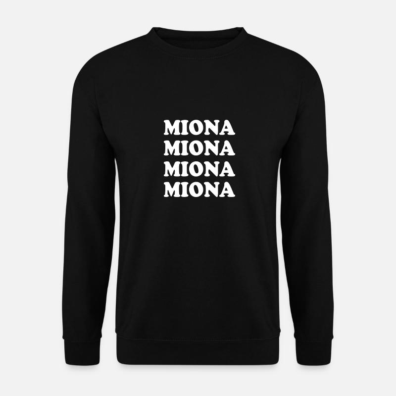 Nom : Miona - Sweat-shirt Unisexe - noir