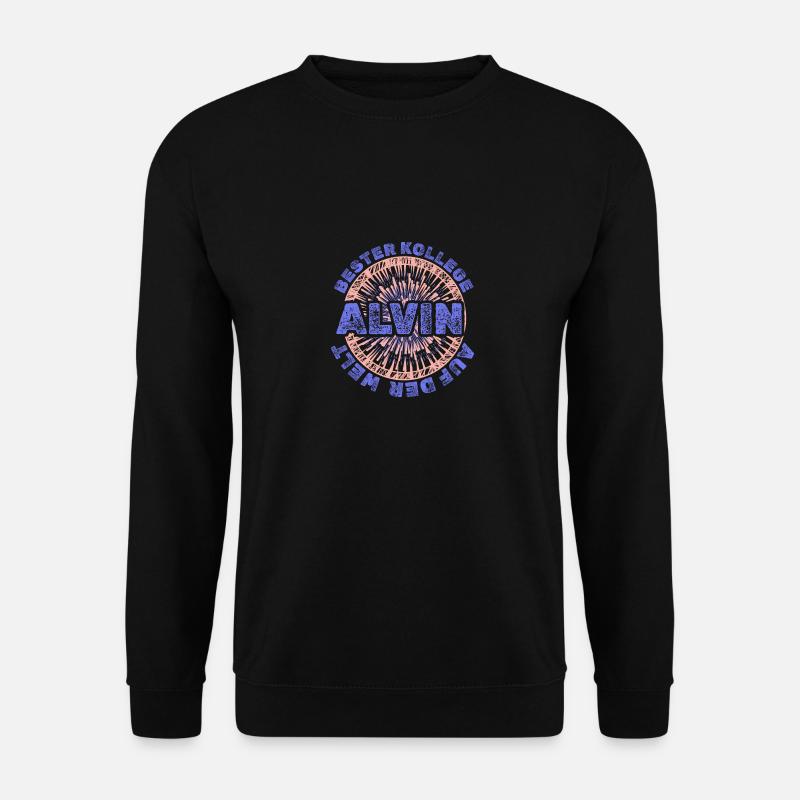 Alvin - Unisex Pullover - Schwarz