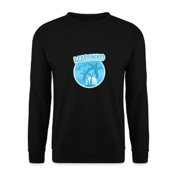 Maroc - Sweat-shirt Unisexe - noir - Devant - Alina (178cm) & Michal (187cm)