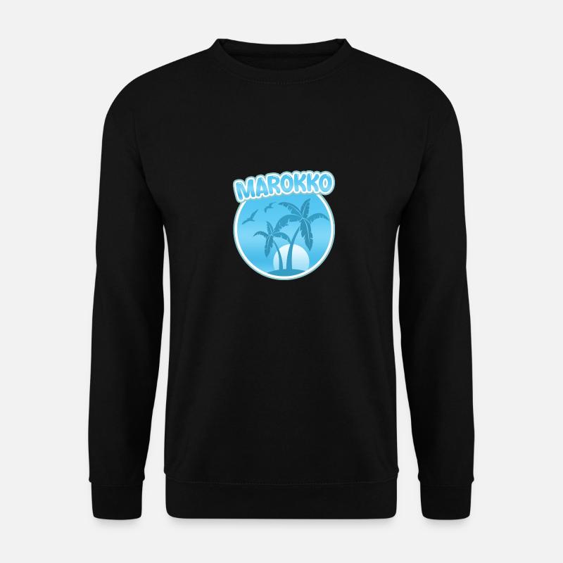 Marokko - Unisex Pullover - Schwarz