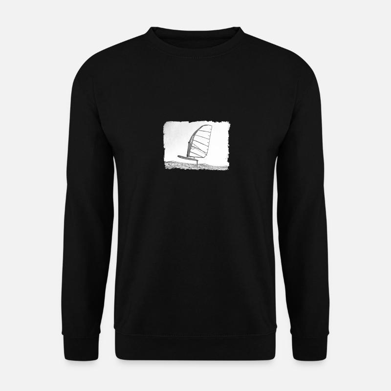 Windsurf Foil / Foiling Hand-Drawing Sketch - Sweat-shirt Unisexe - undefined