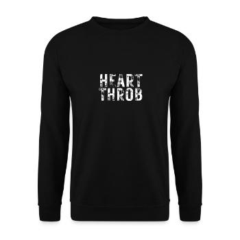 Dictons de la Saint-Valentin pour hommes pour les gars le jour de la Saint-Valentin - Sweat-shirt Unisexe - noir - Devant - Alina (178cm) & Michal (187cm)
