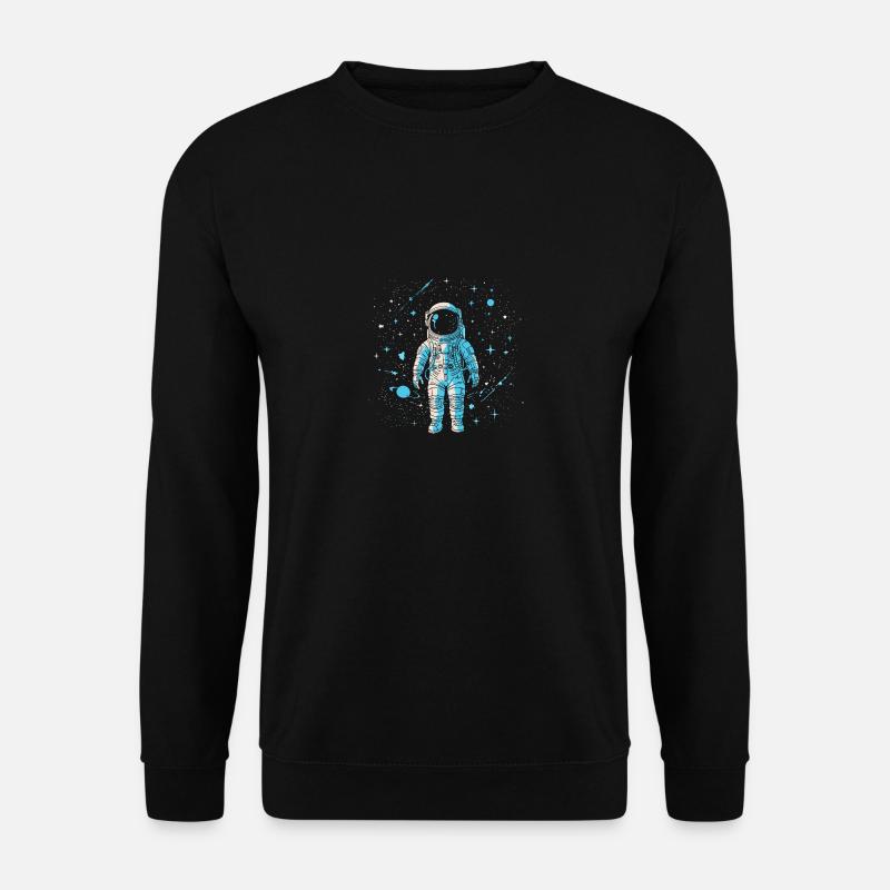 Astronaut - Unisex Pullover - Schwarz