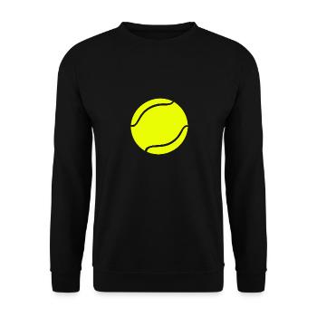 Tennis Coach - Unisex Sweatshirt - black - Front - Alina (178cm) & Michal (187cm)