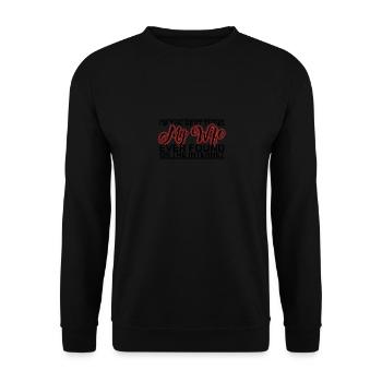 La meilleure chose que ma femme ait jamais trouvée sur Internet - Sweat-shirt Unisexe - noir - Devant - Alina (178cm) & Michal (187cm)