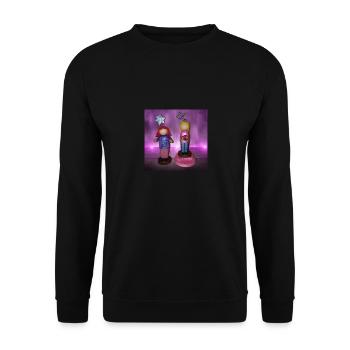 Magic - Unisex Pullover - Schwarz - Vorne - Alina (178cm) & Michal (187cm)