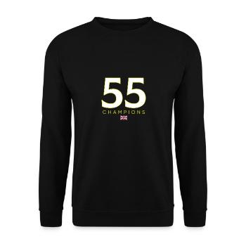 Rangers 55 Champions Union Jack - Sweat-shirt Unisexe - noir - Devant - Alina (178cm) & Michal (187cm)