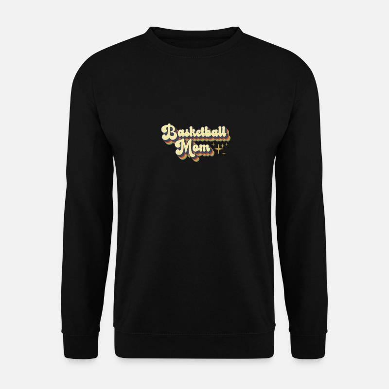 Basketball Mom Mama Vintage Women Mother's Day - Unisex Pullover - Schwarz