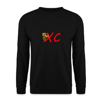 Cross Country XC - Unisex Sweatshirt - black - Front - Alina (178cm) & Michal (187cm)