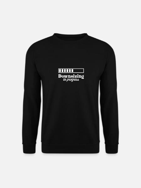 Weight Loss, Bariatric Surgery, Downsizing In - Unisex Pullover - Schwarz
