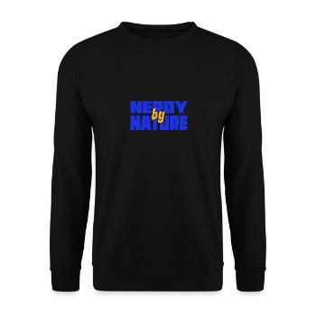 Nerd Nerdy par nature - Sweat-shirt Unisexe - noir - Devant - Alina (178cm) & Michal (187cm)