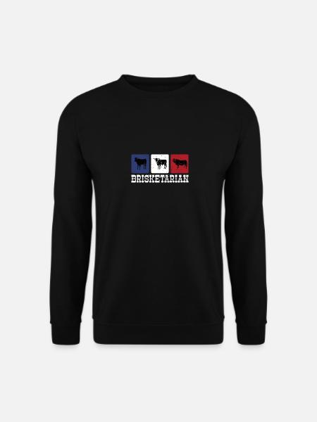 Brisketarian Brisket BBQ Lover - Unisex Sweatshirt - black