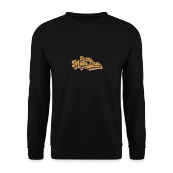 Retro In My Mom Era - Unisex Pullover - Schwarz - Vorne - Alina (178cm) & Michal (187cm)