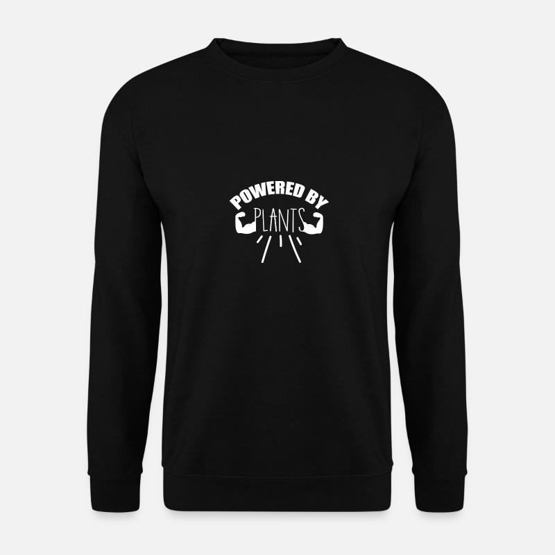 Powered by Plants - Unisex Pullover - Schwarz