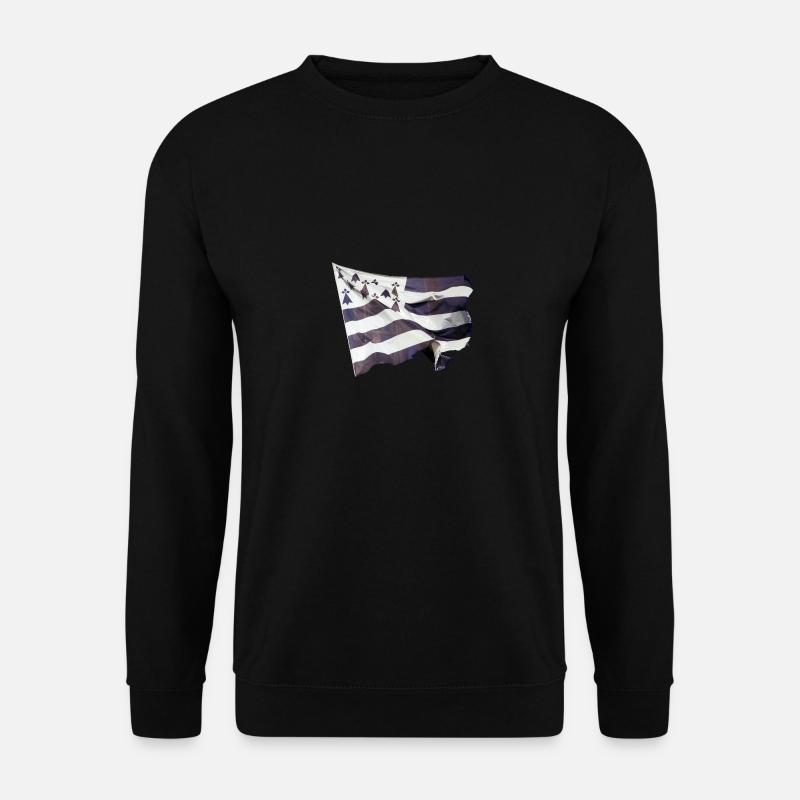 Bretagnes flag: - Unisex sweater - sort
