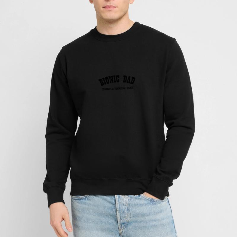 Bionic Dad Athletic Hip Knee Replacement Surgery Sweat-shirt Unisexe