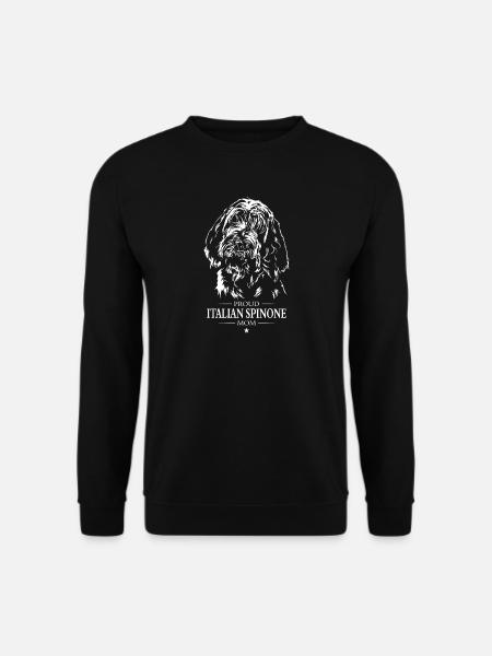 Italian Spinone Mom Hunde Hund Wilsigns - Unisex Pullover - Schwarz
