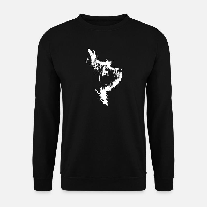 Westie Silhouette Silhouette Dogs Wilsigns - Unisex Sweatshirt - black