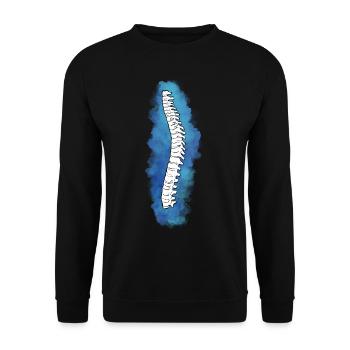 Physiothérapeute chiropracteur physiothérapie - Sweat-shirt Unisexe - noir - Devant - Alina (178cm) & Michal (187cm)
