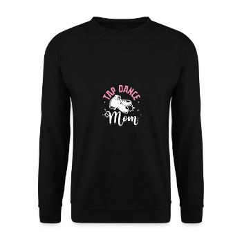 Danse à claquettes Maman claquettes pour danseurs de claquettes - Sweat-shirt Unisexe - noir - Devant - Alina (178cm) & Michal (187cm)