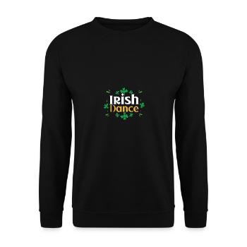Irish Dance claquettes pour danseurs de claquettes - Sweat-shirt Unisexe - noir - Devant - Alina (178cm) & Michal (187cm)