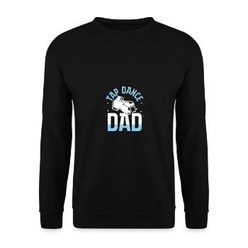 Danse à claquettes Papa danse à claquettes pour danseurs de claquettes - Sweat-shirt Unisexe - noir - Devant - Alina (178cm) & Michal (187cm)